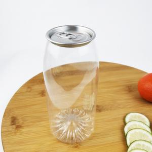 China 650ml Clear Food Storage Cans With Snap Lids Reusable Beverage Containers supplier