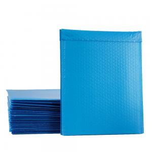 Blue LDPE Poly Bubble Mailer Bag Waterproof Recyclable Self Seal