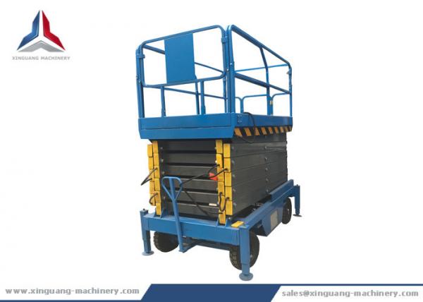 500kg Capacity Mobile Scissor Lift Table with 12m Platform Height