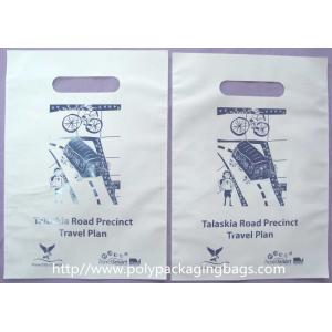 Disposable Cornstarch Biodegradable Plastic Bag With Die Cut Handle Hole