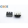 China 19 Pin HDMI Male To Female Connector / Surface Mount HDMI Connector 90 Degree wholesale
