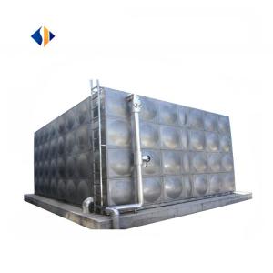 0.5*0.5*0.5m Sectional Water Tank made of Sus 304 Stainless Steel for Rain Harvesting