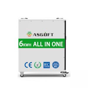 China All in one Portable Battery Storage 6016Wh Battery With Lockable Wheels and Handle supplier