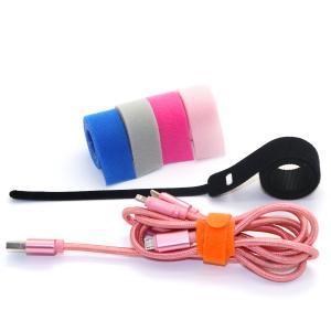 China 150mm ハックアンドループケーブル ワイ UV耐性 カスタマイズ 充電ケーブル wholesale