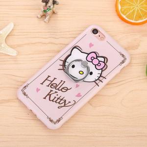 China IMD Cartoon Pattern Ring Buckle Back Cover Cell Phone Case For iPhone 7 6s Plus supplier