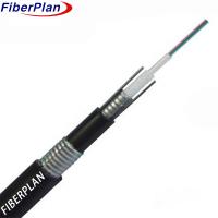 China Flexible Double Steel Tape Armored Outdoor GYXTW53 Fiber Optic Cable 2-24 Core on sale