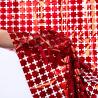 China Cortina cuadrada de papel de seda de lluvia de rejilla variada para el vestir de fiesta Pared de fondo ISO9001 wholesale