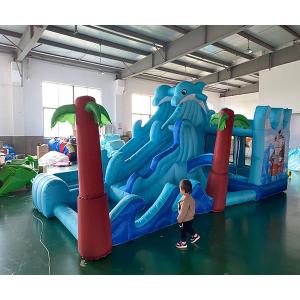 China AntiUV Commercial Combo Bounce House , Large Inflatable Bounce House supplier