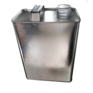 China SGS 1 Liter Engine Oil Tin Can 0.21mm Square Metal Tin Containers supplier
