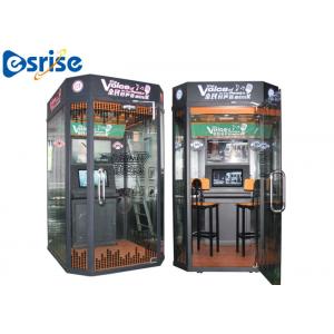 China Easy Dual Game Karaoke Machine , Mobile Vocal Booth Internet Music Database supplier