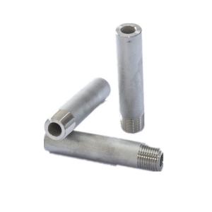 China Long Forged Stainless Steel Barrel Nipple Fittings 304L 316L FNPT MNPT BSPT supplier