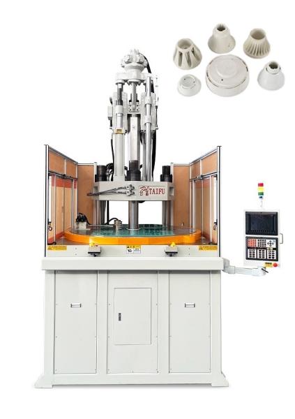 Vertical Led Lamp Cup  Injection Molding Machine With Rotary Table