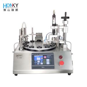 China Cryo Tube Semi Automatic Vial Filling Capping Machine With Ceramic Pump 2000BPH supplier