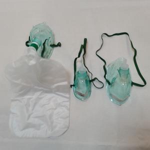 Medical Grade PVC Portable Oxygen Mask For Adult And Child With Elastic Strap
