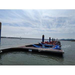 China Aluminum Alloy Floating Docks Marina Gangway Float Pontoon Welded Together supplier