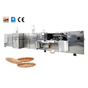 China Semi Automatic Stainless Steel Egg Roll Maker Wafer Biscuit Making For Snack Factory supplier