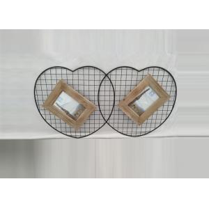 Customized Carving Wooden Heart Shaped Photo Frame