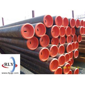 API 5CT black painted ERW steel pipe/straight welded steel pipe for oil/gas