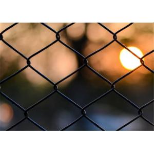 9 Gauge X 2" Chain Link Fence Fabric , Galvanized Chainlink Fencing Longlife