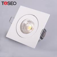 China Die Casting Alu Square Recessed Downlights Adjustable Gu10 Downlight Fixture on sale