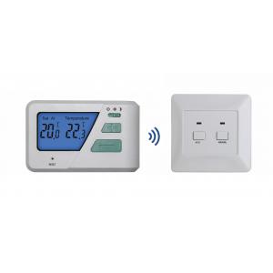 China Digital Heating Thermostat / Digital Wireless Room Thermostat Battery Operated supplier