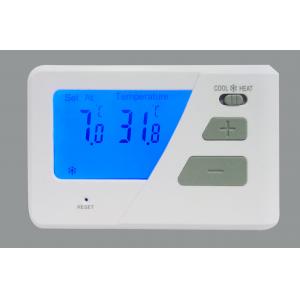 China Wall Mount Digital Room Thermostat With 2 X AAA 1.5V Lithium Batteries , 118 X 80 X 26 mm supplier