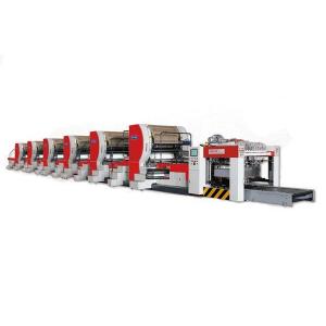 China Six Color Offset Printing Machine For Tinplate Metal Sheet Printing supplier