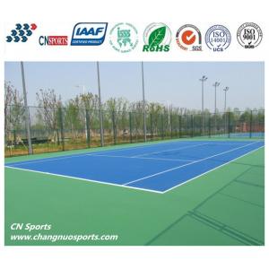 China Enviromental Label(type i)by China's ministry of Environmental Protection SPU Tennis Sports Flooring