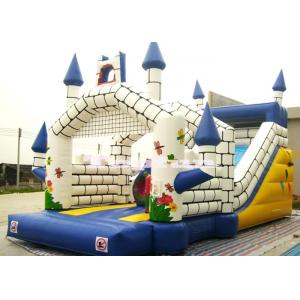 Amusement Inflatable Jumping Castle / Inflatable Jumping Bouncer PVC Tarpaulin