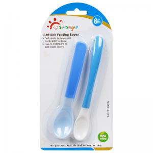 FDA Soft Bite Color Change TPE Baby Food Spoon