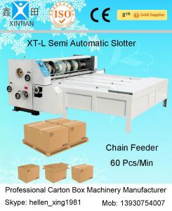 China Grinded Surface Pumping Corrugated Carton Paper Plate Making Machine Of Slotting on sale 