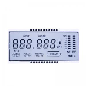 China 1/3 Bias TN LCD Display With 12 Pin Connector And 1/8DUTY Driver Method supplier