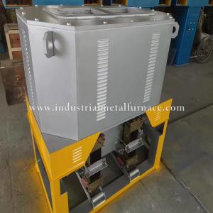 200KW Two Bath Induction Copper Melting Furnace For Gravity Casting 500kg / H