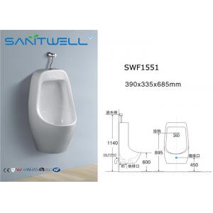 High Temperature Wall Mounted Urinal Toilet Bowl For Male 390*335*685 mm