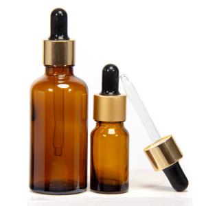 Custom Label Tincture 5ml Amber Glass Dropper Bottles Bulk With Plastic Dropper Cap