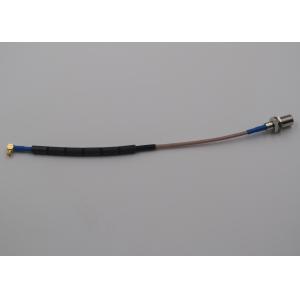 China 75 OHM F Female To MCX Male RF Cable Assembly With RG-179 Dual Shield Cable supplier