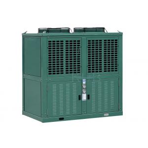 China R404a Low Temperature Commercial Refrigeration Condensing Units Green Color 10 Horsepower supplier