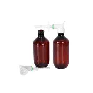 500ml Customized Color And Customized Logo PET Bottle+PP Pump Skincare Packaging/Shampoo/Gel Packaging UKH03
