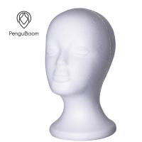 China High Hardness Large Size Male Female Styrofoam Head With Makeup on sale