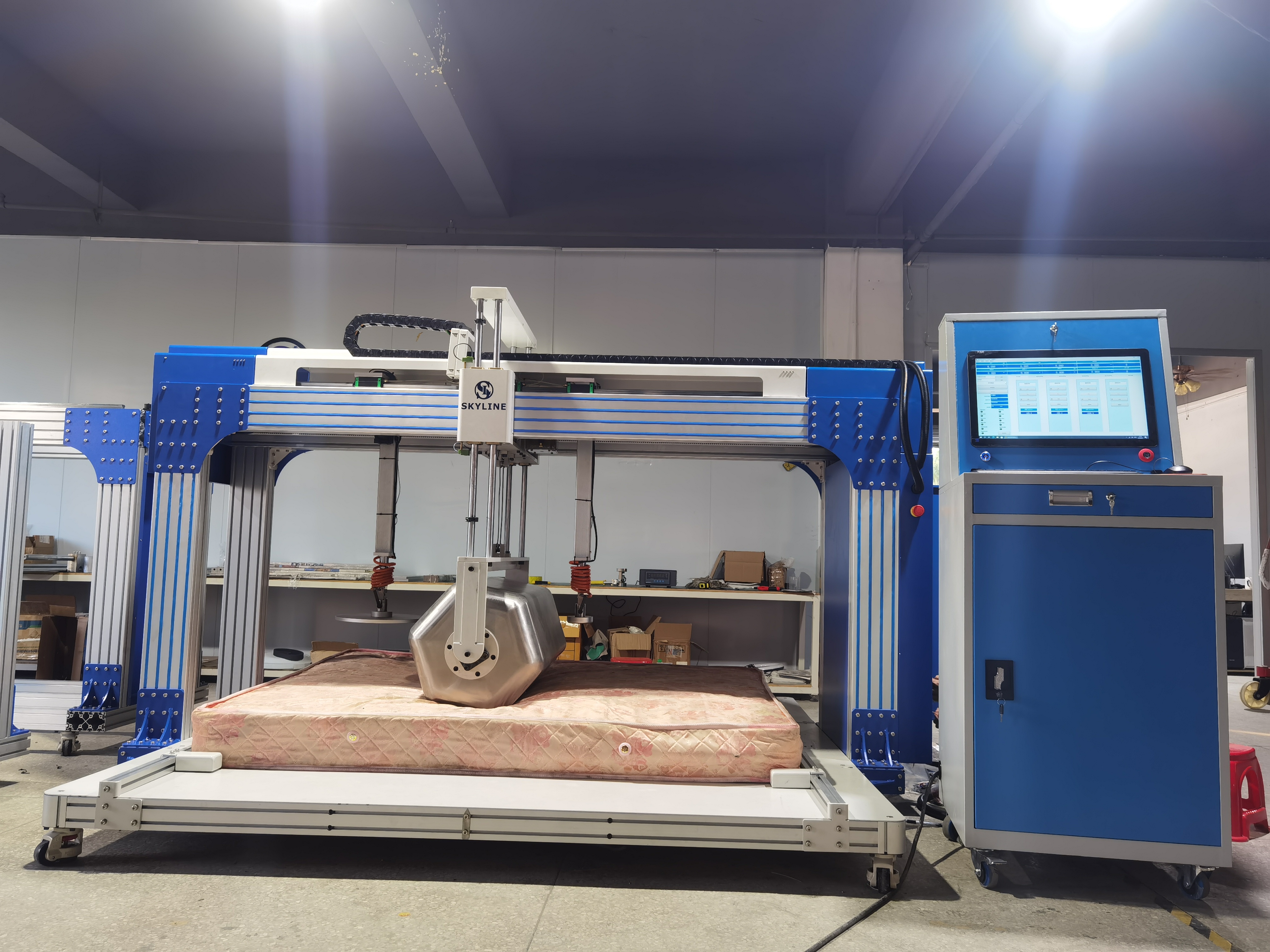 China Mattress Testing Machine with 2kN Sensor for Mattress Hardness and Height Lost Tests wholesale
