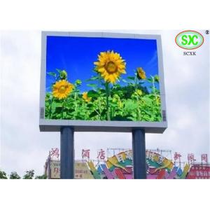 Stage Background Outdoor P16 DIP Full Color LED Billboards Pixel Density 3906/m²