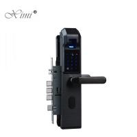 China Metal 360° 1S Biometric Fingerprint Door Lock 6V Battery for sale