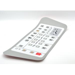 China Square Embossed Buttons Membrane Switch Panel Keypad For Medical Instruments supplier
