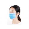 China Standard Adult Size Antibacterial Face Mask 3 Ply Plain Model High Filtration Efficiency wholesale
