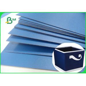 Lacquered Finish Glossy Blue Cardboard For Gift Box File Folders 720 x 1020mm