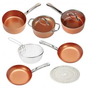 High Quality 11 Piece Cast Aluminum Non-Stick Kitchen Cookware Sets