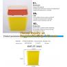 Plastic Hospital Medical Disposal Waste Sharp Container,plastic round sharps