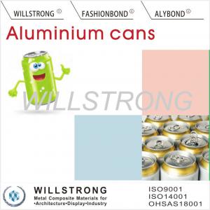China Acid Or Alkali Proof Color Coated Aluminum Coil For Beer Cans / Aluminium Colour Coated Sheet supplier