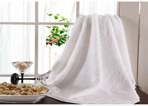 Hotel Bath Towel Plain Weave And 16 Spiral White Cotton Towels With 5 Stars