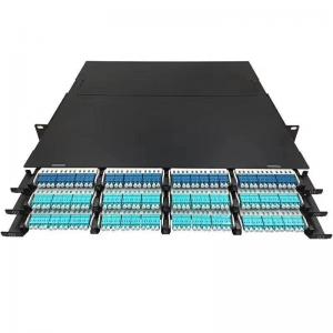China MPO Fiber Optic Patch Panel 10G/40G/100G Data Center Cabling Systems 1U For 144 Fiber supplier